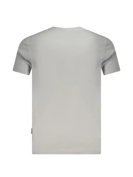 Tricou Napapijri cu autograf gri