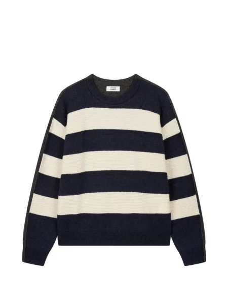 Pulover Tomboy cu dungi albastru