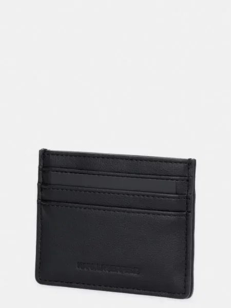 Karl Lagerfeld etui za kartice K/WEAVE črna