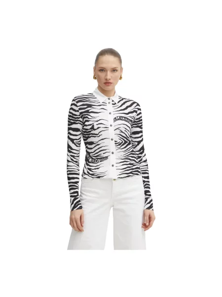 Versace Jeans Couture koszula regular z kołnierzykiem klasycznym biały