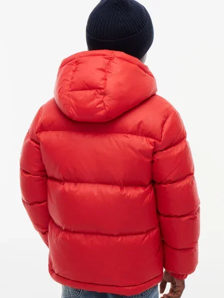 Tommy Hilfiger пухено яке за деца червено