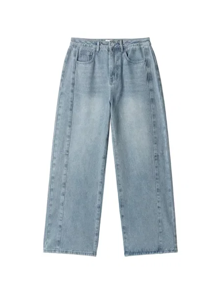 Jeansy B+ab z 5 kieszeniami niebieskie