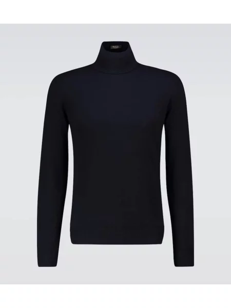 Golf golf Loro Piana z kaszmiru niebieski