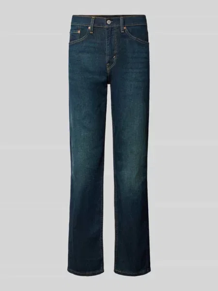 Jeansy o kroju straight fit z mieszanka bawełny model Levi's niebieskie