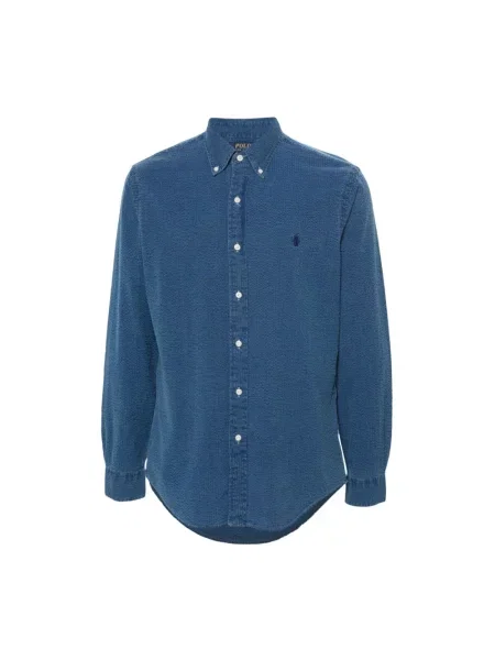 Koszula casualowa o kroju regular fit z czystej bawełny Polo Ralph Lauren niebieska