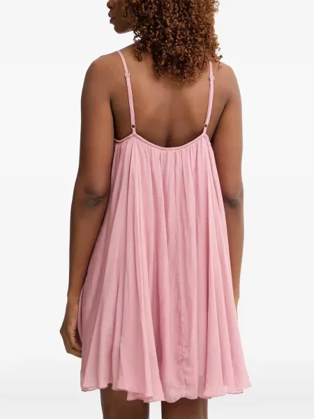 Rochie Haveone cu decolteu în V roz