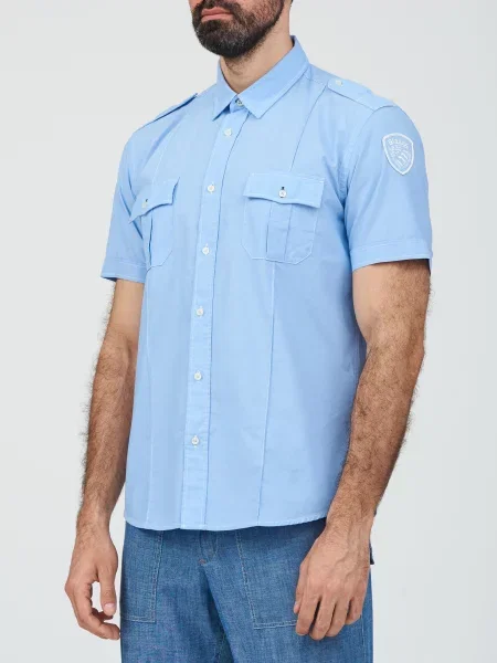 Сорочка Blauer блакитна
