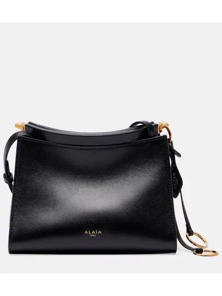 Geanta de piele Alaïa din piele negru