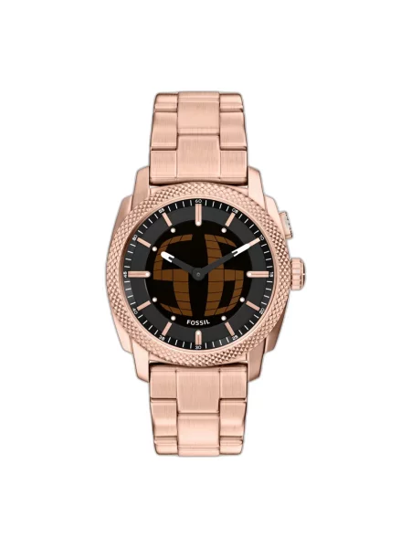 Fossil Zegarek Machine Big Tic złoto różowe