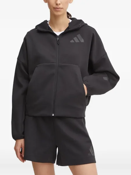 Top Adidas s kapucí červený