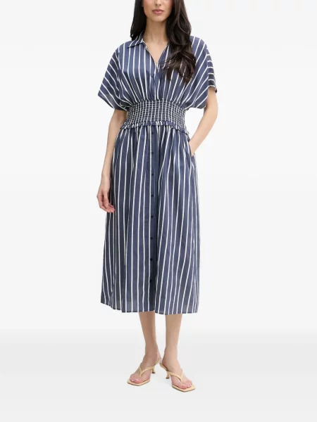 Rochie midi Joseph Ribkoff cu dungi albastru