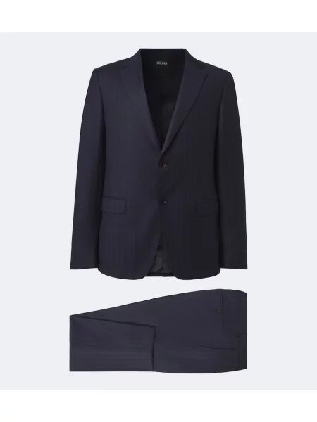 Costum Zegna de lână albastru