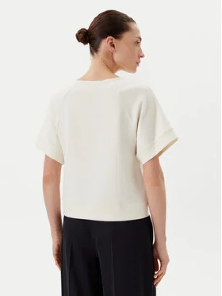 BOSS T-shirt C_Emsa Krem Regular Fit