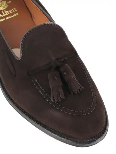 Pantofi loafer Alden din piele de căprioară maro