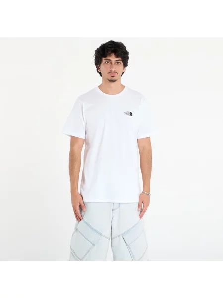 Тениска The North Face с принт бяло