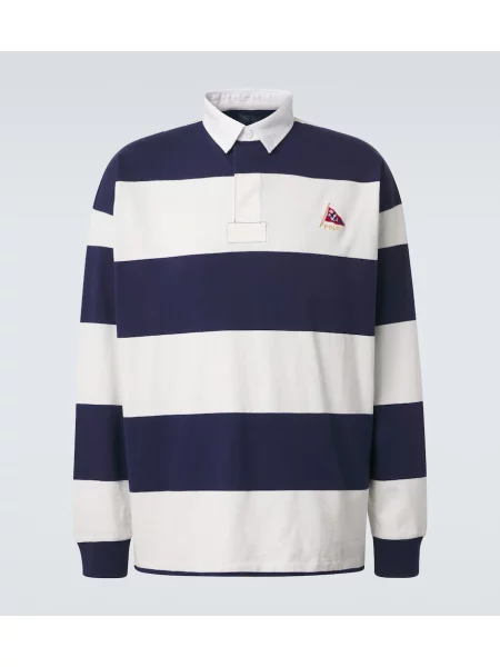 Tricou polo Polo Ralph Lauren cu dungi albastru
