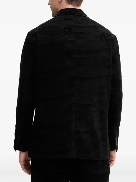 Geacă Armani Exchange cu două rânduri de nasturi negru