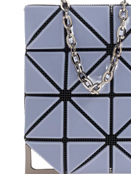 Portofel Bao Bao Issey Miyake cu imprimeu geometric gri