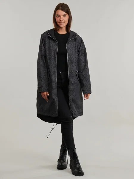 Oblečenie MICHAEL Michael Kors REVERSIBLE MK LOGO PARKA sivá