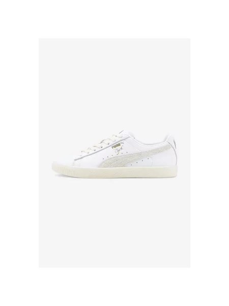Puma sneakersy skórzane Clyde Base białe