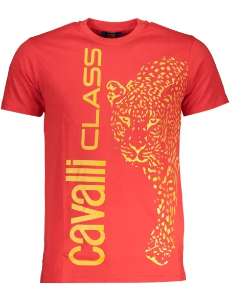 Tricou Cavalli Class scurt roșu