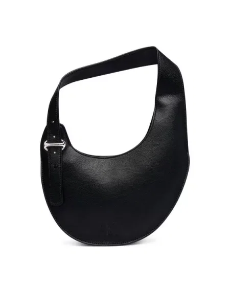Rankinė Calvin Klein Asym Buckle Shoulder Bag juoda