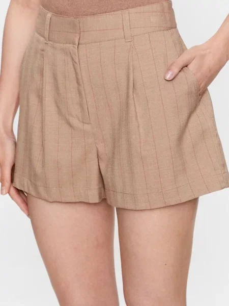 Смугасті шорти Dkny бежеві