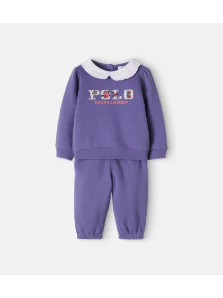 Gyerek melegítő felső Polo Ralph Lauren lila