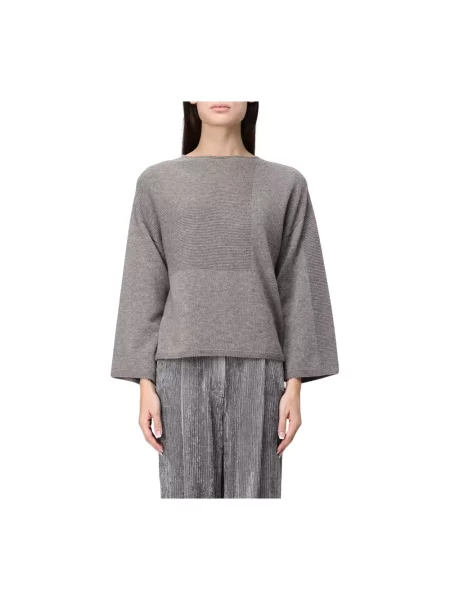 Sweter Emporio Armani wełniany szary