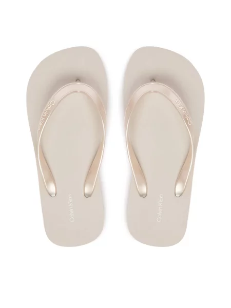 Calvin Klein Japonki Arwa Srebrny