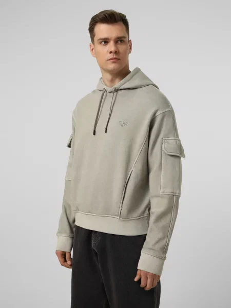 Худі Emporio Armani сірий