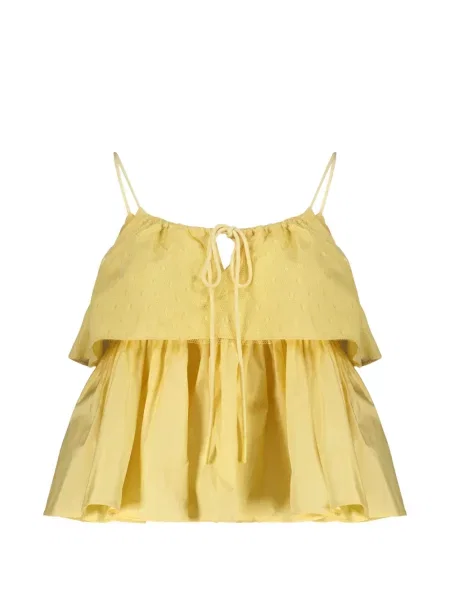 Top Red Valentino cu legături roșu