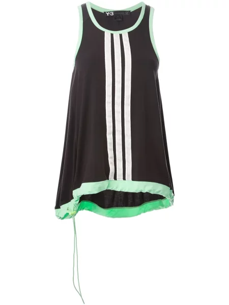Top Y-3 cu cordon negru