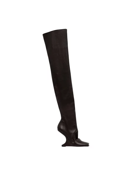 Kozaki Rick Owens skórzane brązowe