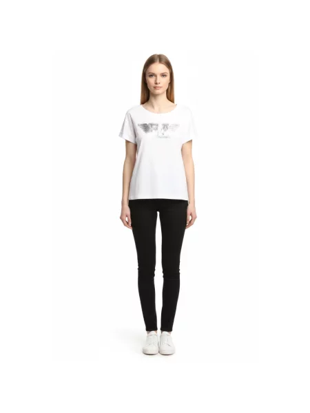 Koszulka Emporio Armani z logo czarna