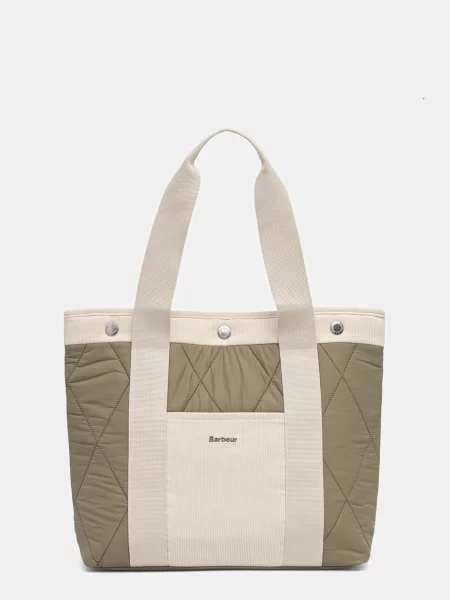 Geantă shopper Barbour verde
