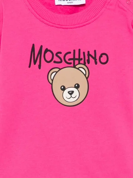 Bluza dziecięca Moschino różowa