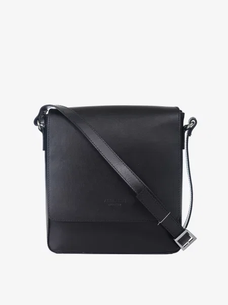 Кожаная сумка через плечо Inbag черная