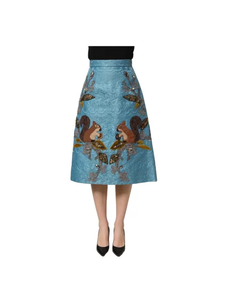Spódnica Dolce And Gabbana niebieska