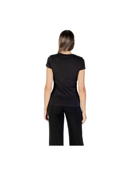 Koszulka Armani Exchange z kamieniami czarna