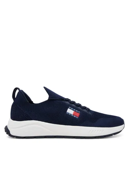 Sneakerși Tommy Jeans alb