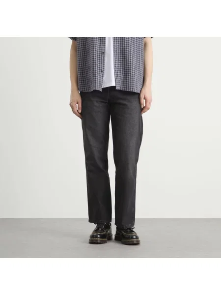 Jeansy straight leg Dickies czarne