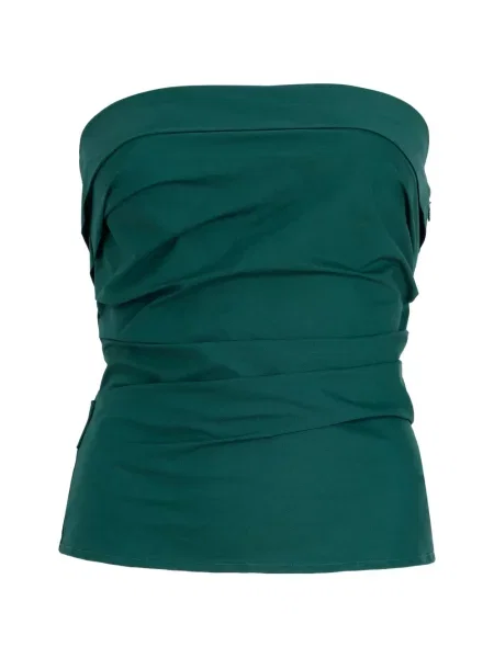 Top Proenza Schouler White Label fără bretele alb