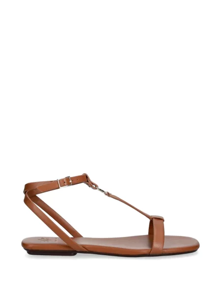 Sandale Armani Exchange cu autograf maro