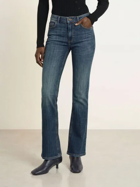 Allsaints Jeansy Bootcut Eve blau