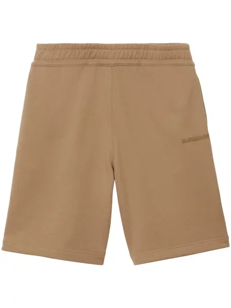 Pantaloni scurți Burberry cu aplicații maro