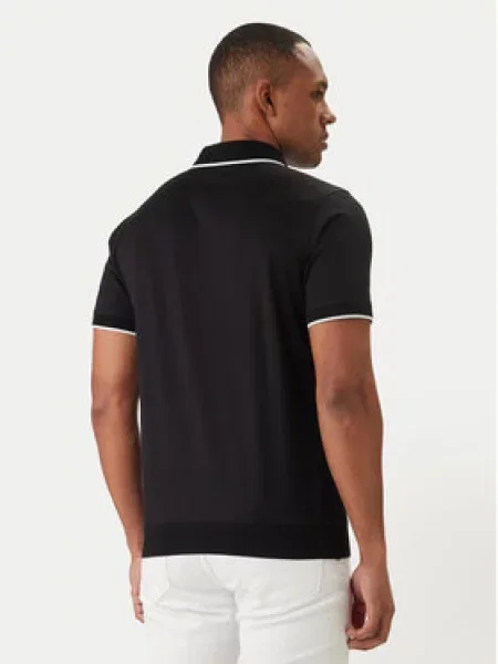 Polo majica Karl Lagerfeld crna