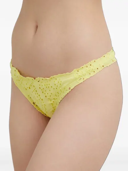 Bikini Twinset cu broderie galben