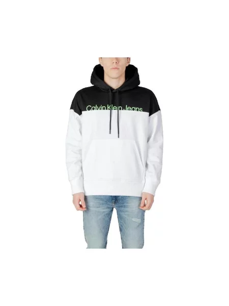 Pulover Calvin Klein Jeans alb