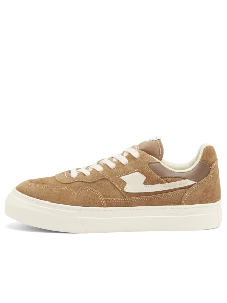 Stepney Workers Club sneakersy zamszowe PEARL S-STRIKE GEO-MERGED brązowy
